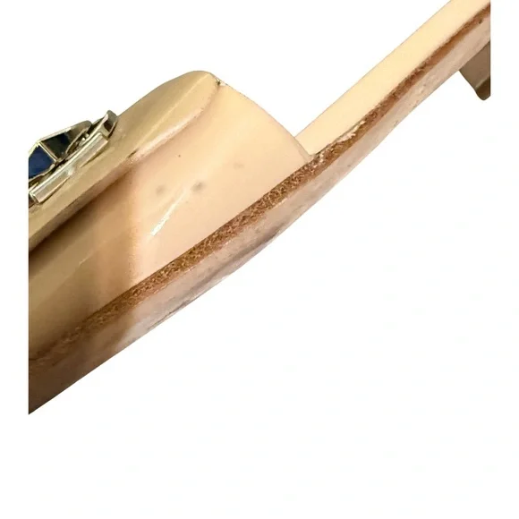 Kate Spade Beige Slide Sandals Size 7.5 - Picture 3 of 4